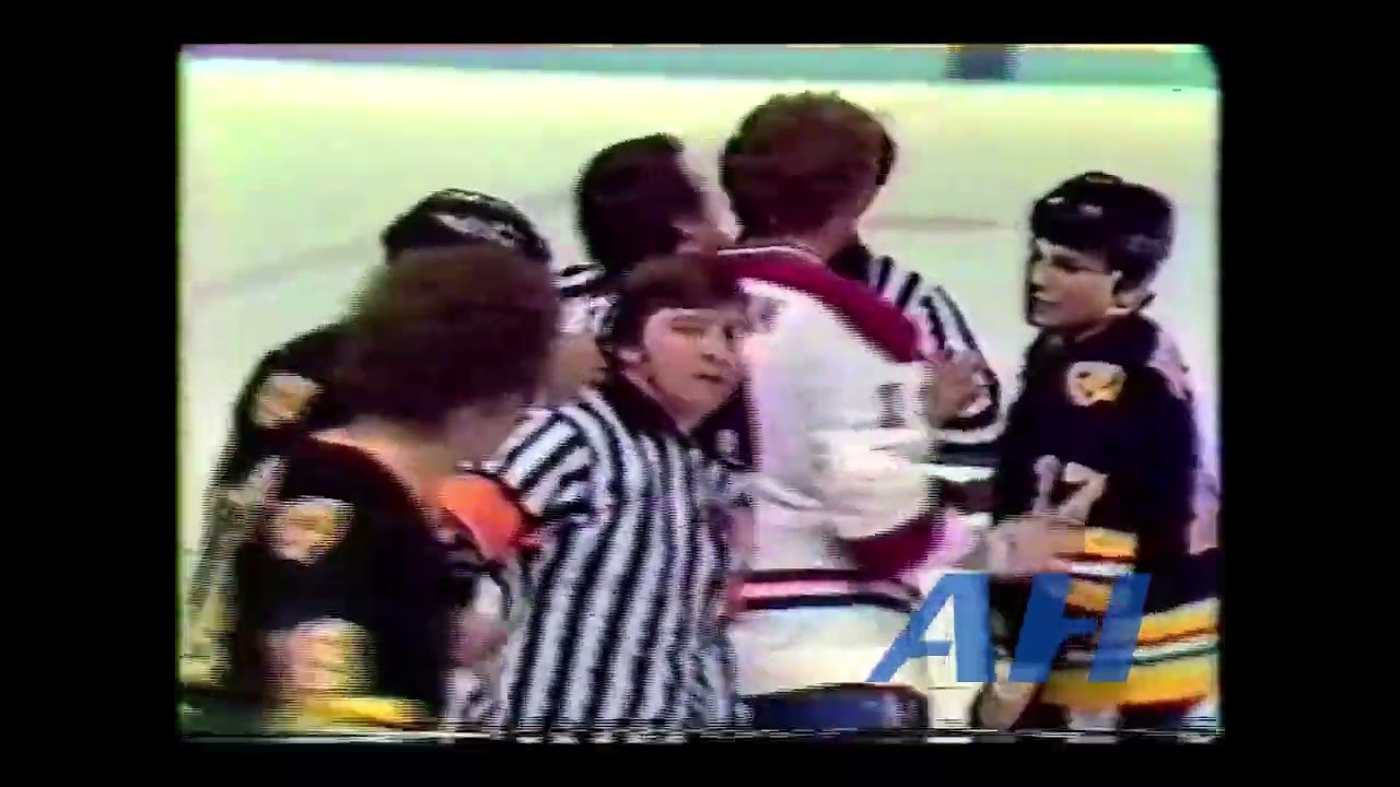 NHL May 23, 1978 Montreal Canadiens v Boston Bruins (melee) Mario Tremblay v John Wensink