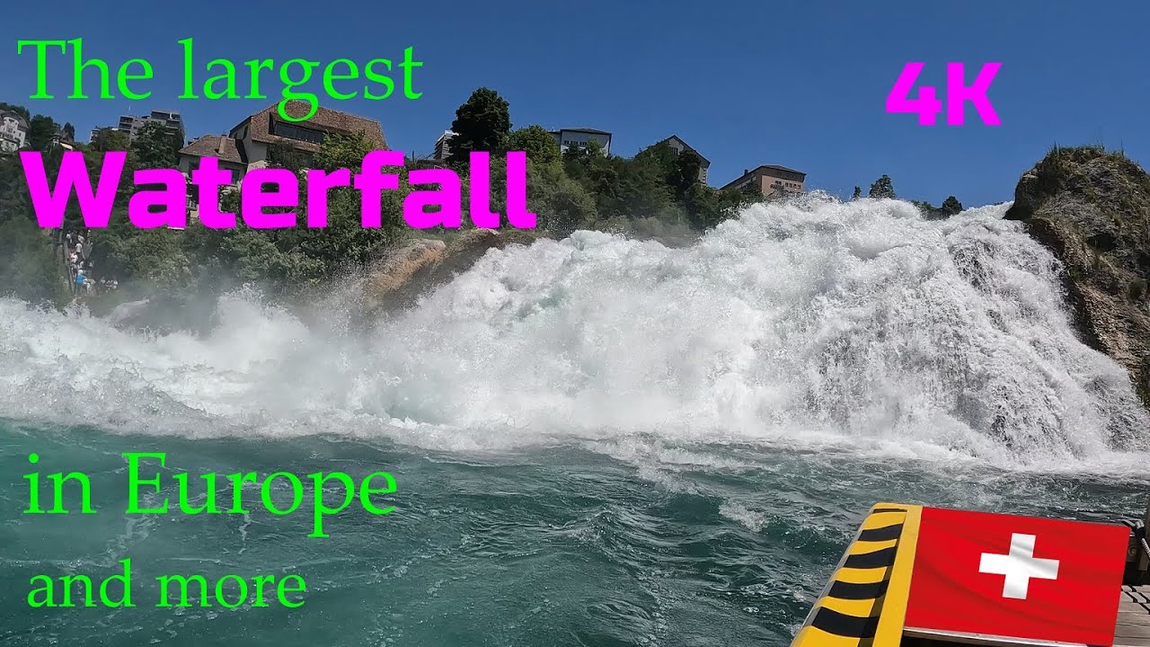 Switzerland Zurich Highlights Great Waterfall