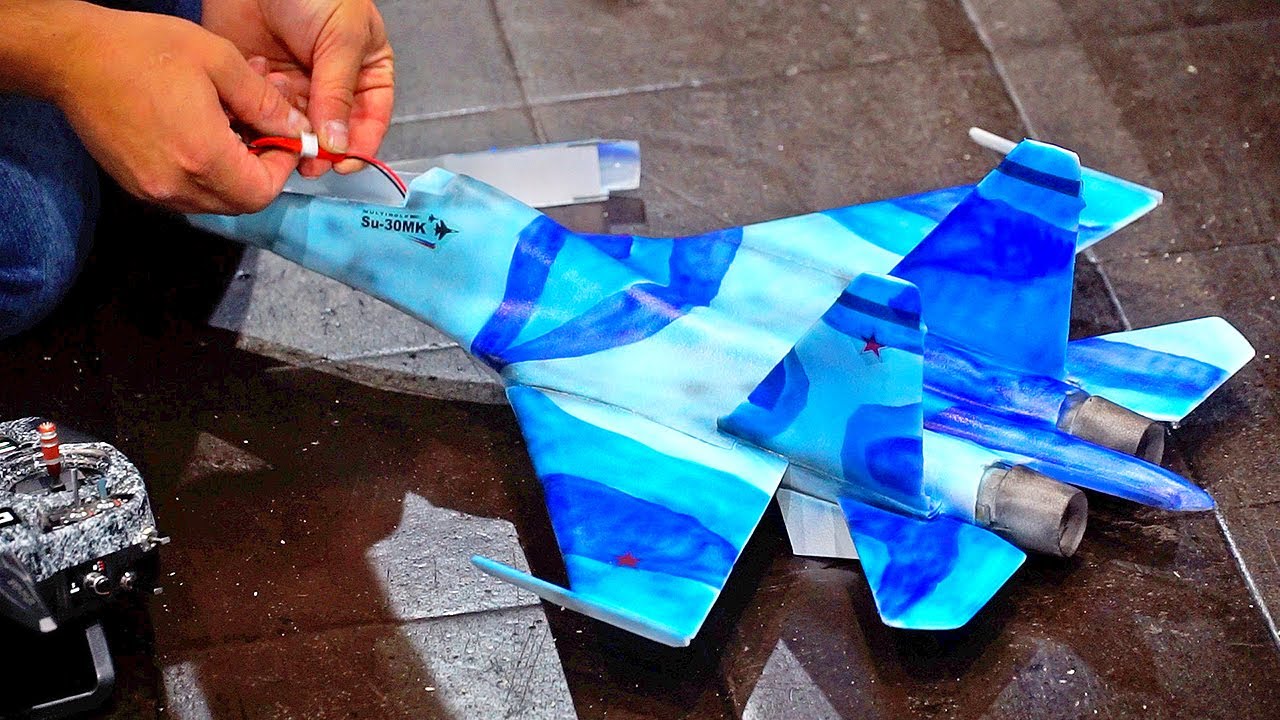 ULTRA MICRO SUCHOI SU-30 RC INDOOR JET WITH WORKING VECTOR THRUST CONTROL!