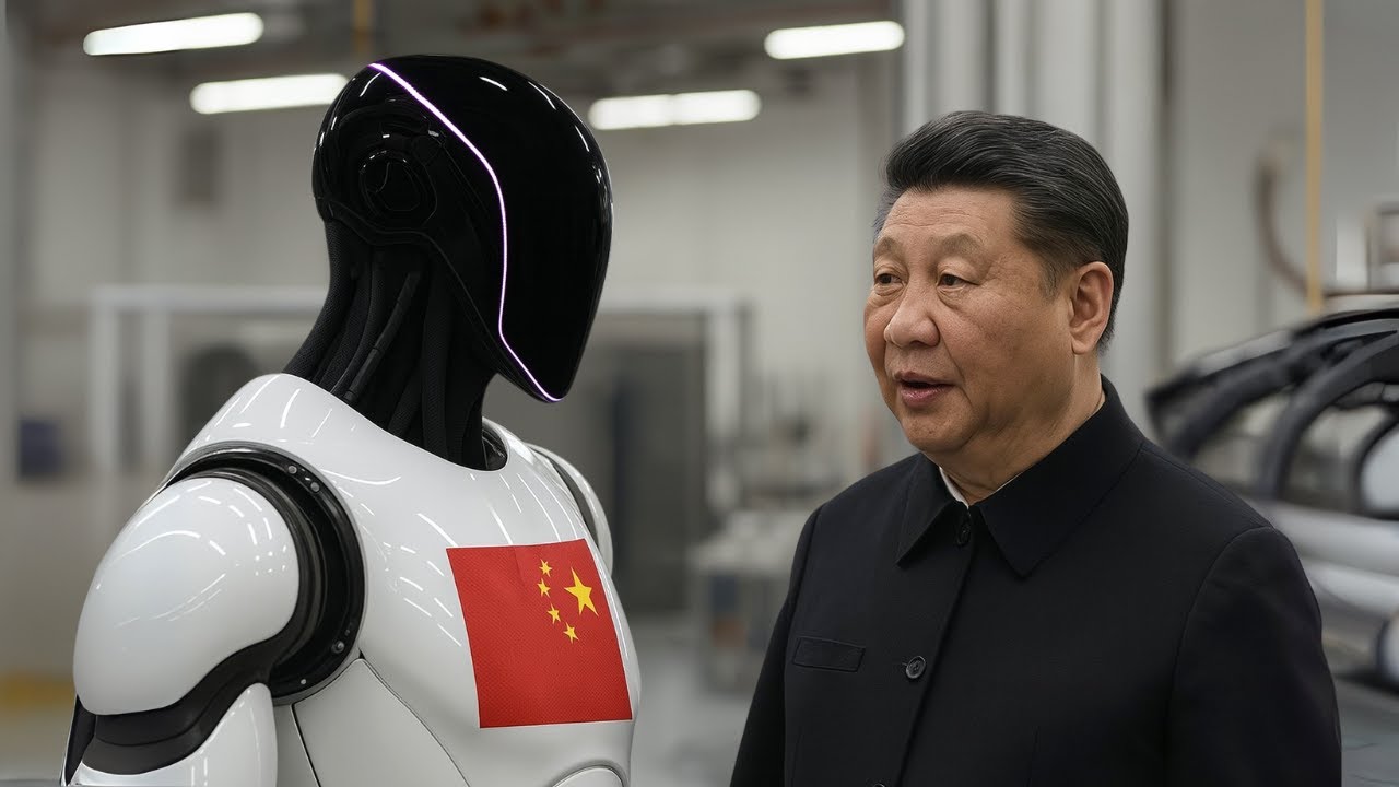 El Robot Guardaespaldas del Presidente de China Deja al mundo SIN PALABRAS...