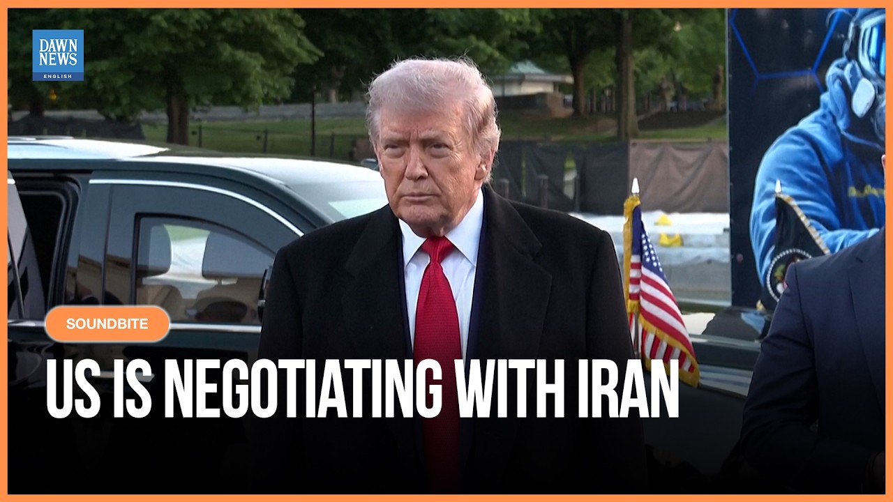 US President Trump Says US Is Negotiating With Iran, Despite Exchange Of Fire | Dawn News English