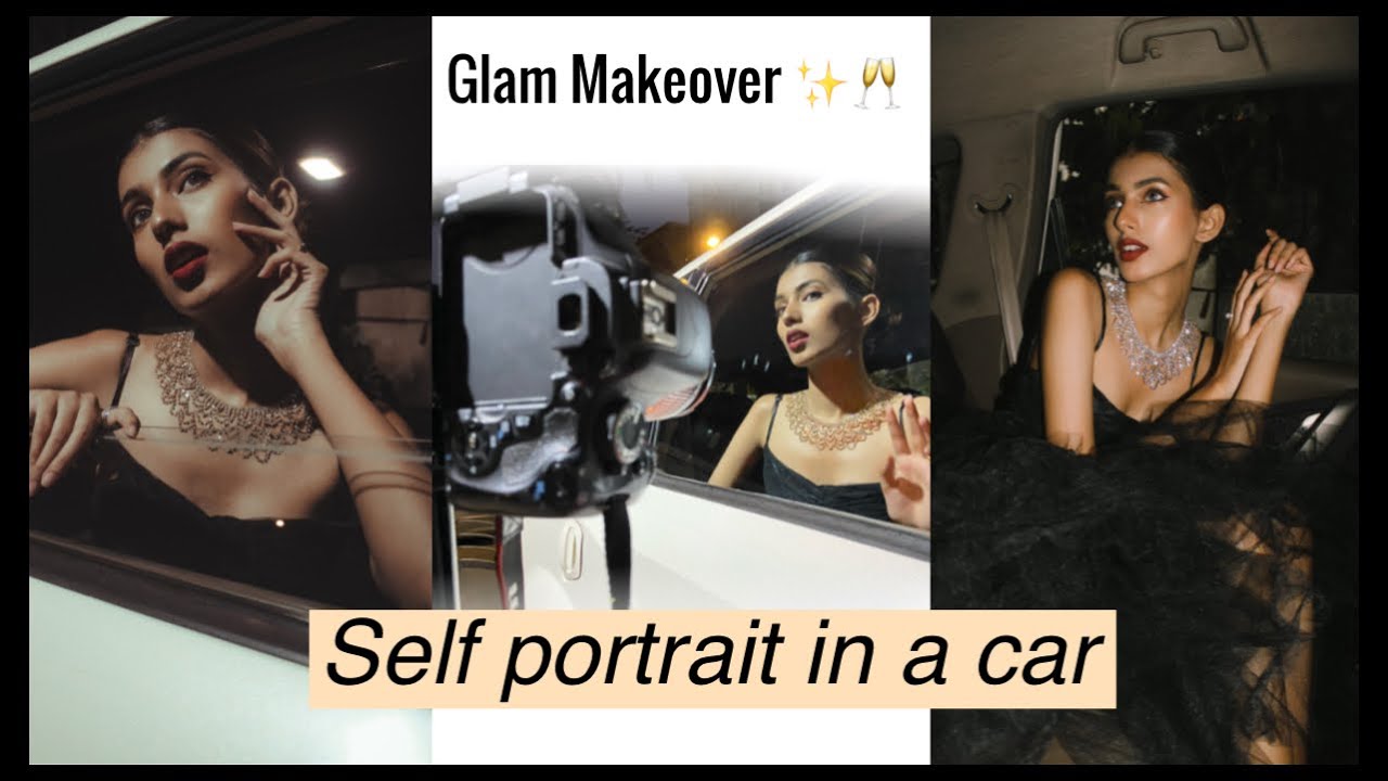 Giving Myself A Glam Makeover|| Self Portrait Shoot