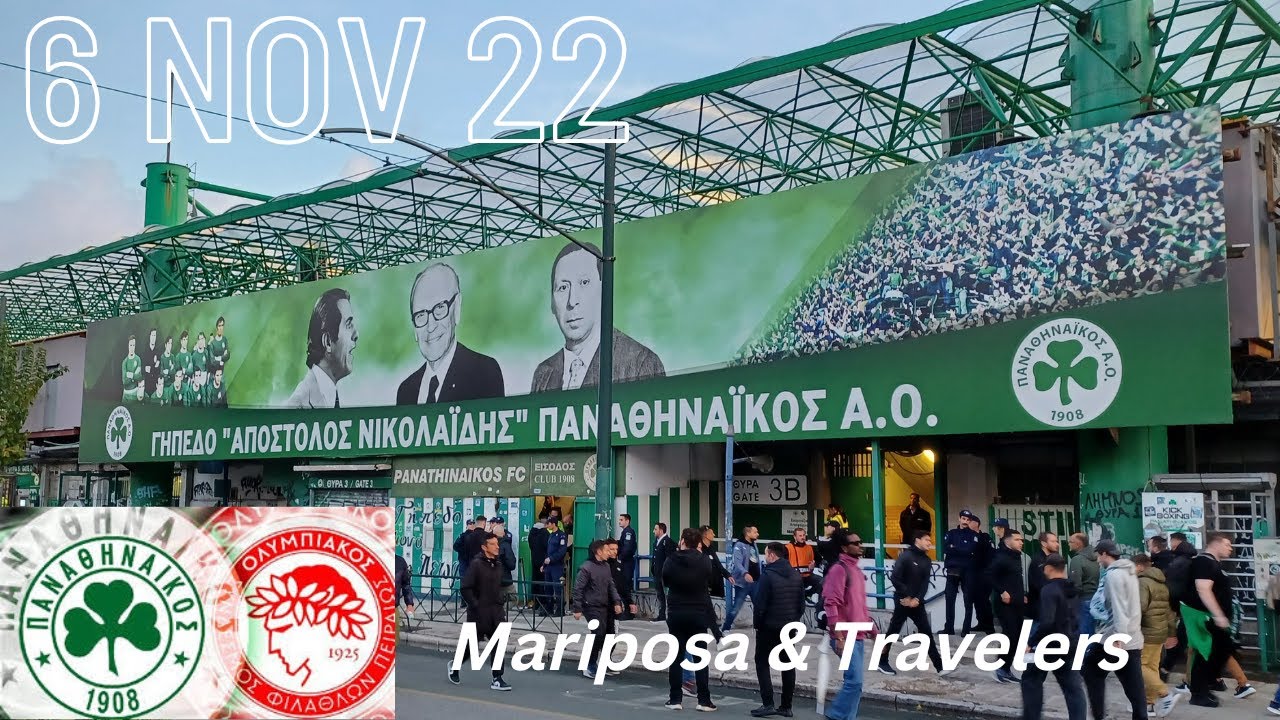 🇬🇷  Pre game Panathinaikos vs Olymbiakos Nov. 2022 ⚽