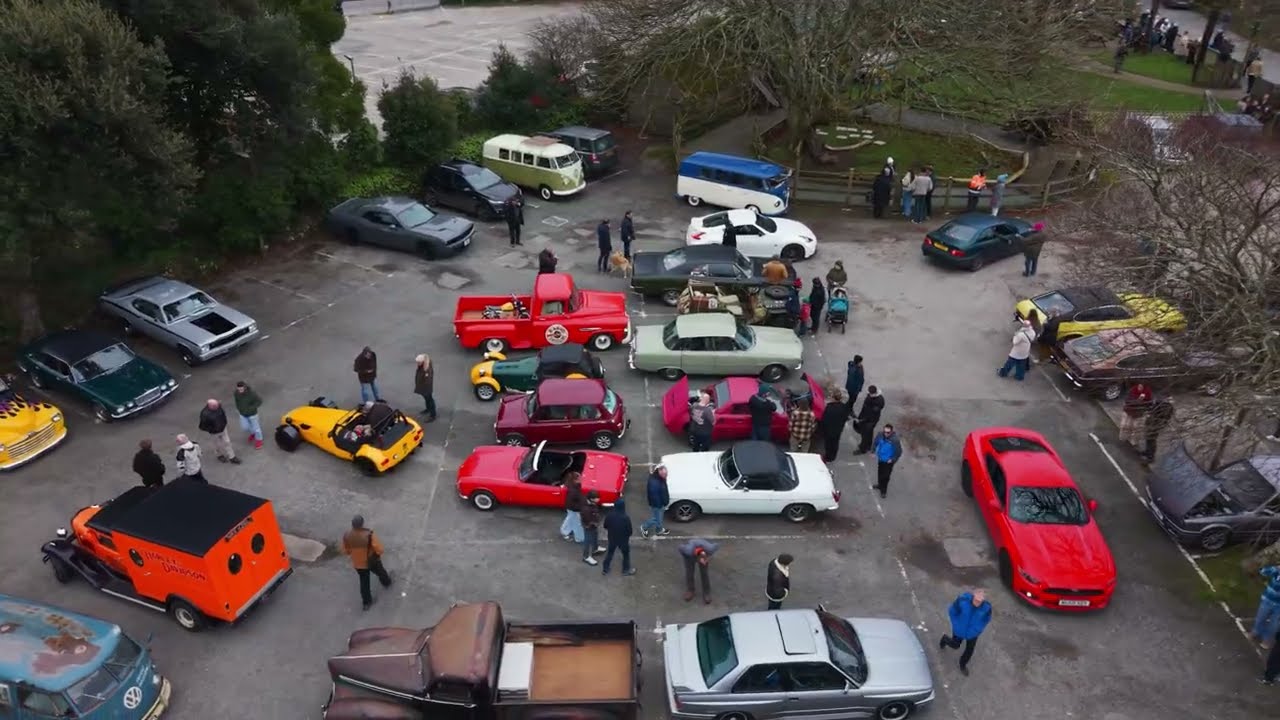 Bird In Hand Classic Car Meet 26/12/25 Drone Footage