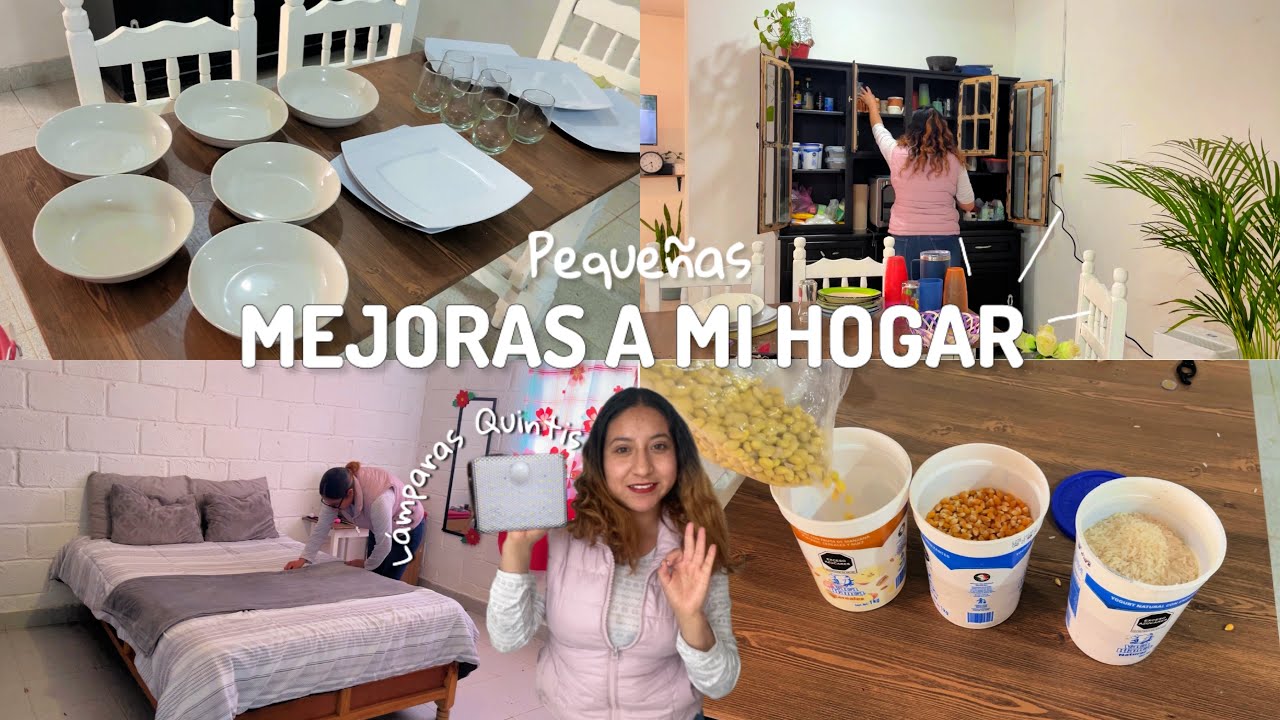 PEQUEÑOS CAMBIOS que hacen la diferencia ✨ 🏡NUEVA lámpara QUNTIS 