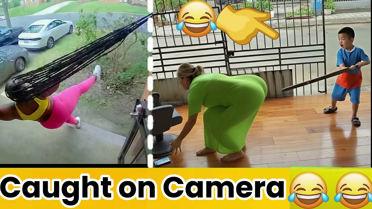 Caught in 4K! 😆 Funniest Security Camera Fails Part 1