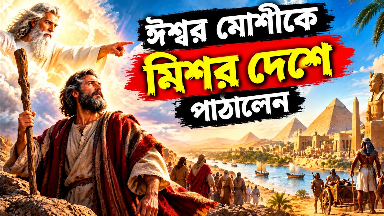 ঈশ্বর মোশীকে মিশর দেশে পাঠালেন || God sent Moses to Egypt - PART 2