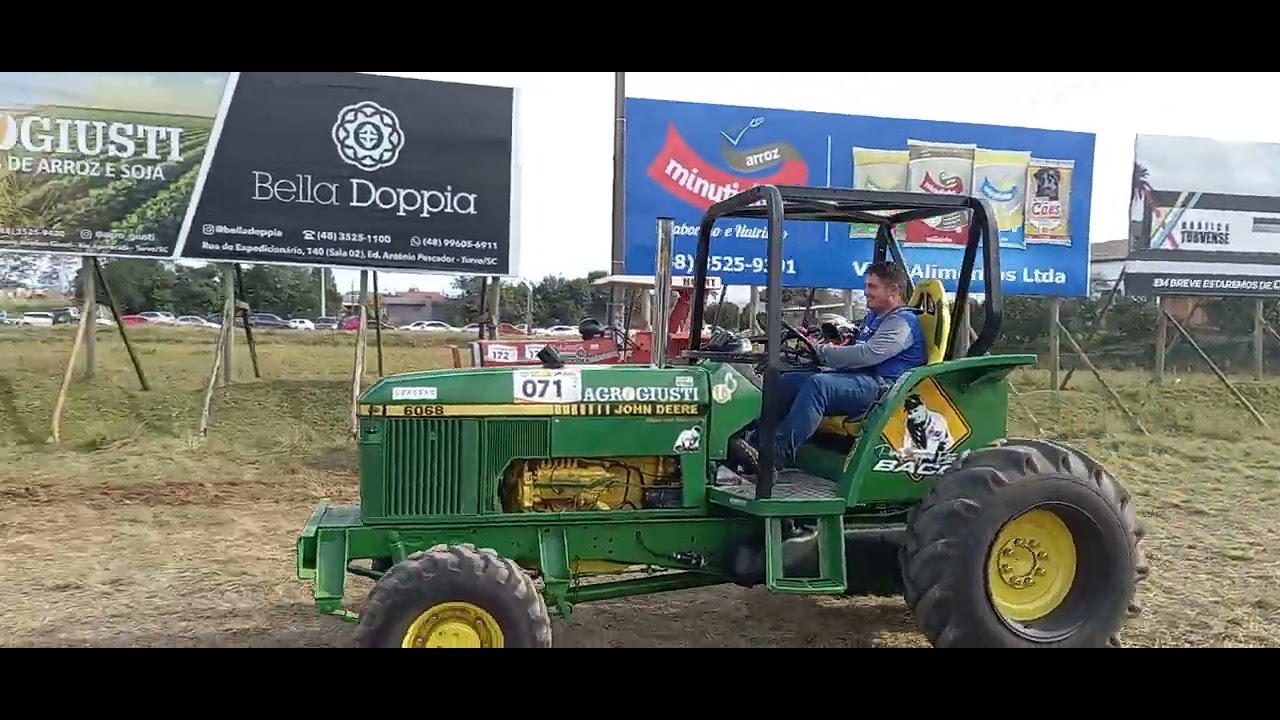 Arrancada de Tratores TURVO SC.  Semi-finais e bastidores. New Holland JOHN DEERE VALTRA e Protótipo