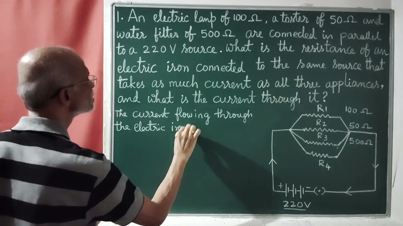 Class 10 chapter ELECTRICITY ( numerical sums) NCERT textbook.