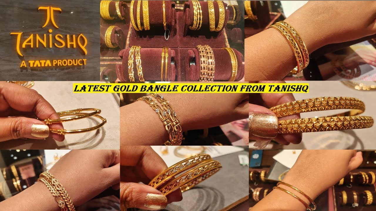 Tanishq Gold Bangle Collection with Weight & Price💫💫 || Daily Wear Bangles Starting at Just 6.5gm😱😱