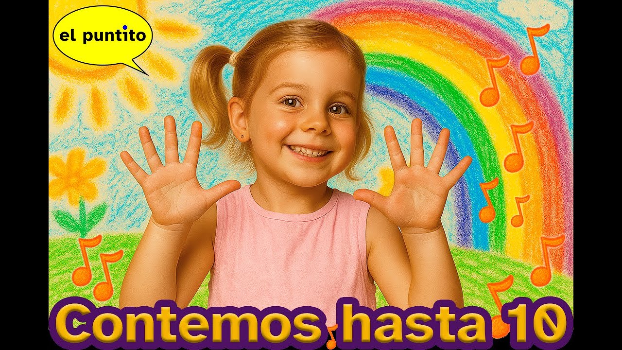 Contemos hasta 10 – Canción para aprender los números  – A beautiful kids’ song to learn numbers