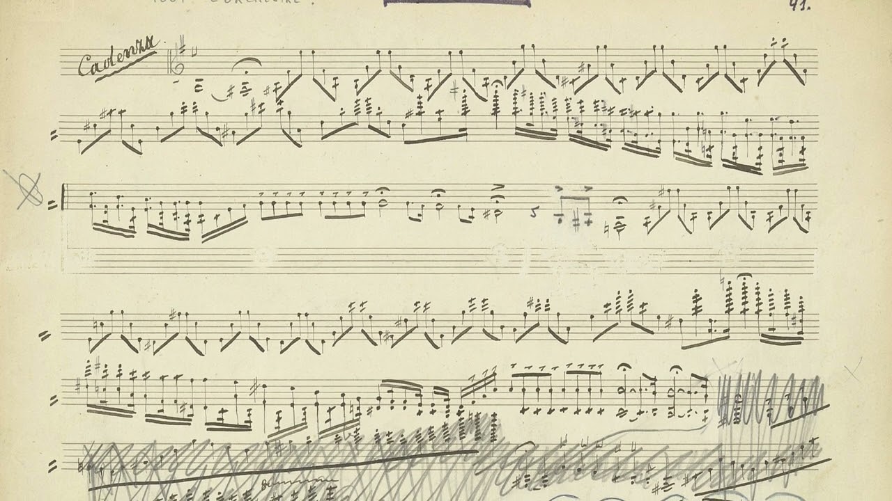 Violin Concerto in E Minor By Eugène Ysaÿe (with Score)