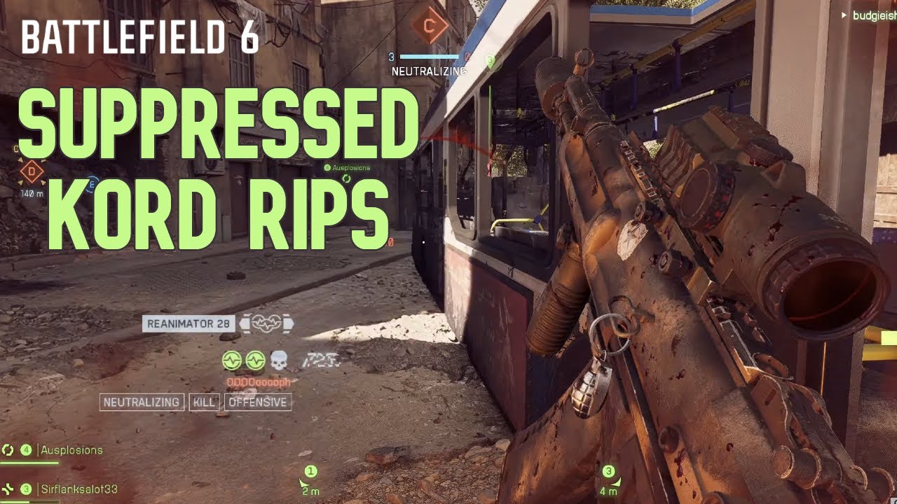 Suppressed Kord 6P67 is manic fun | Support Battlefield 6 Escalation on Siege of Cairo
