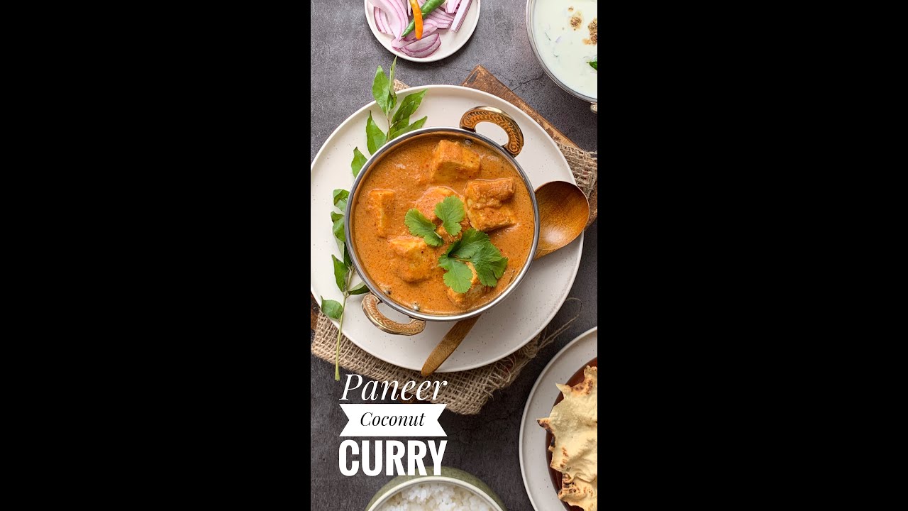 Paneer Coconut Curry  #shorts
