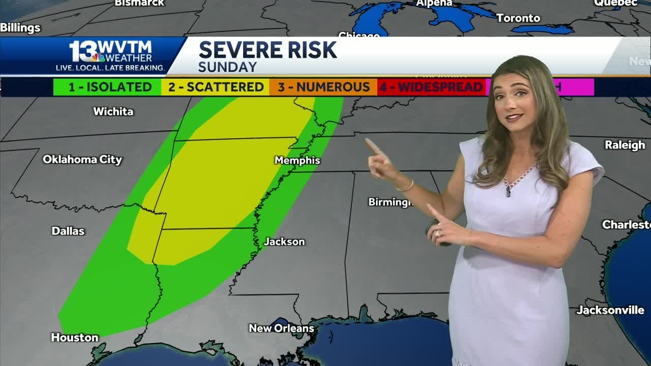 The Alabama Easter weekend forecast looks warm and mainly dry, Tracking a more active weather pat...