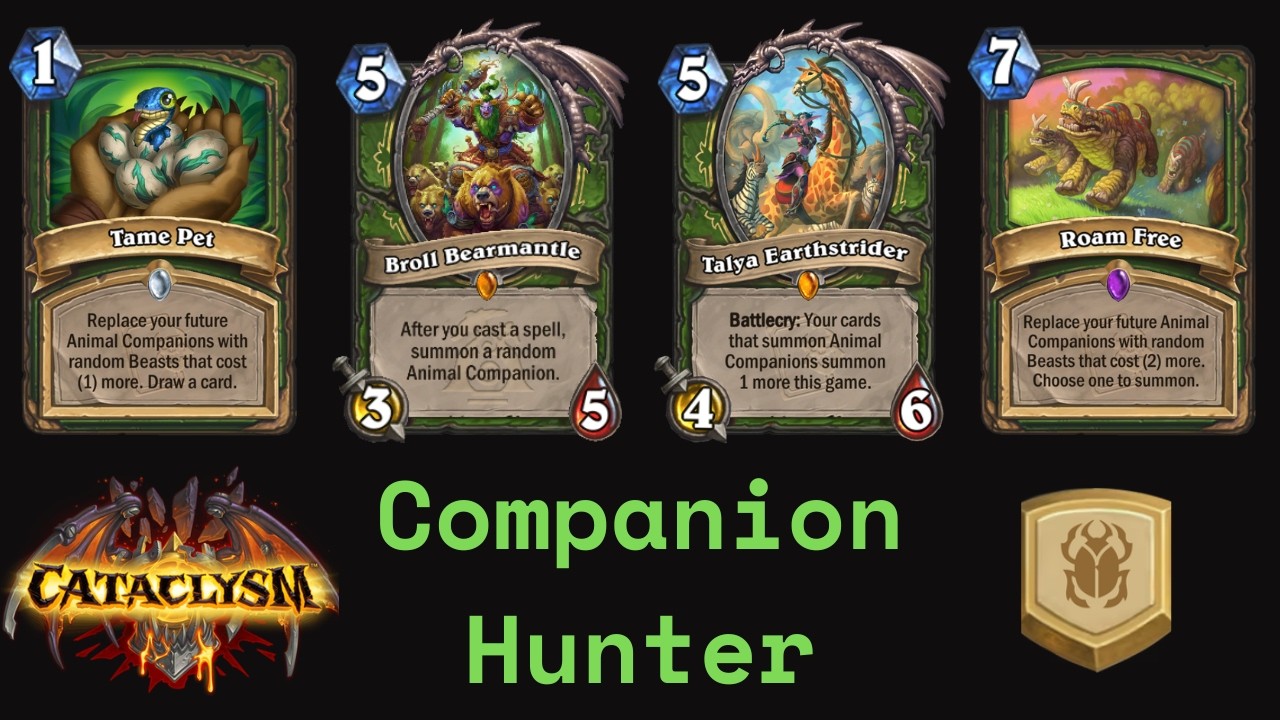 Companion Hunter, New And Good Deck! (Hearthstone Standard)