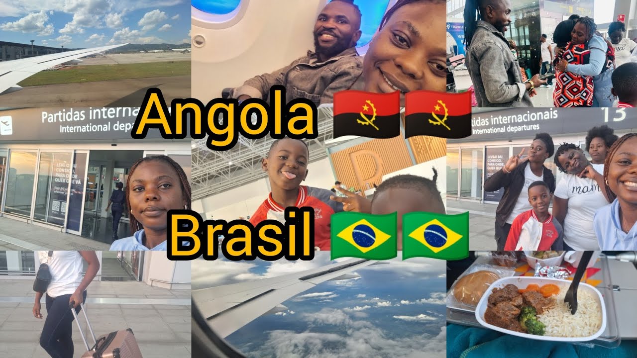 Minha viagem de Angola para o Brasil 🇦🇴🇧🇷