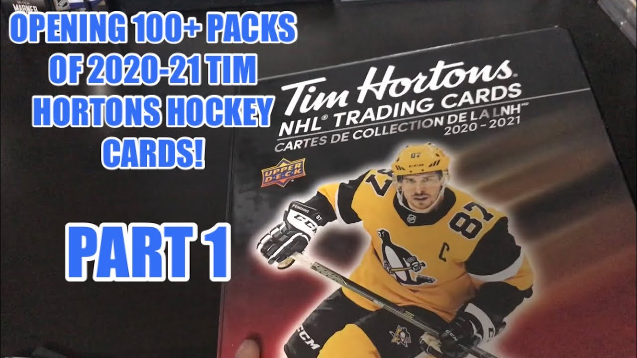 Opening Over 100 Packs of Tim Hortons 2020-21 Hockey Cards - Part 1