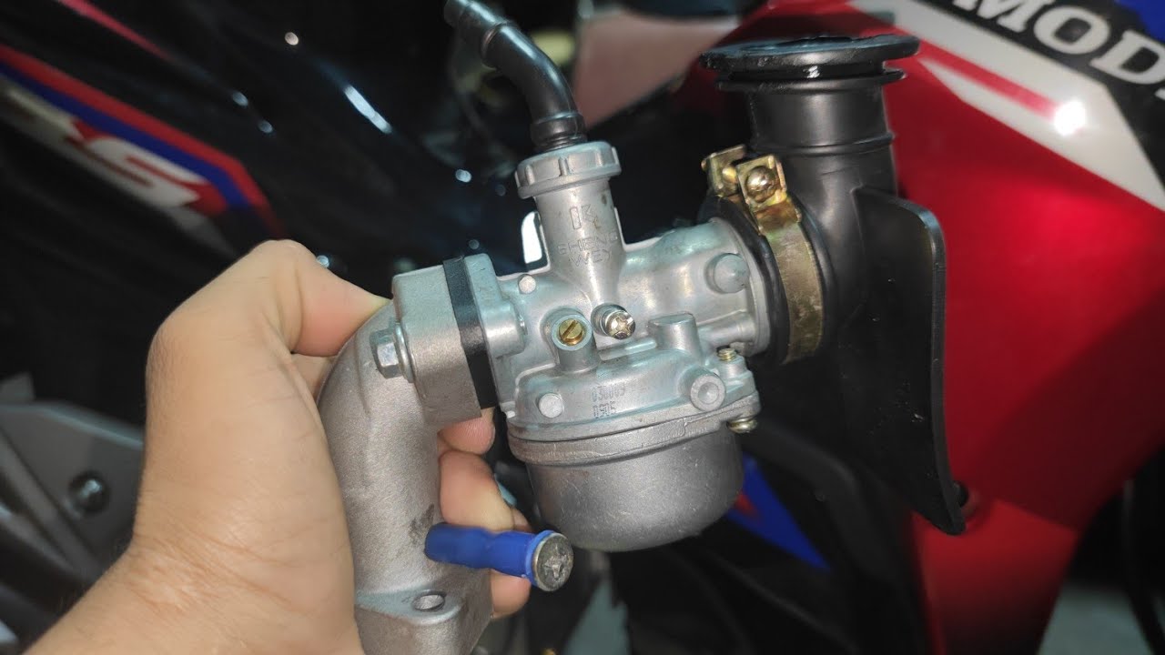 KRISS 110 MR3 - Cara pasang carburator wave125 (22.5mm) #kriss #mr3 #carburator #wave125 #modified