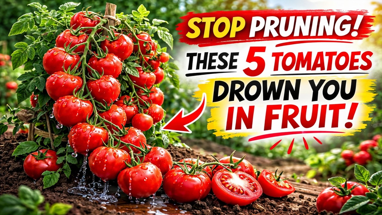 Stop Pruning! These 5 Tomatoes DROWN You In Fruit