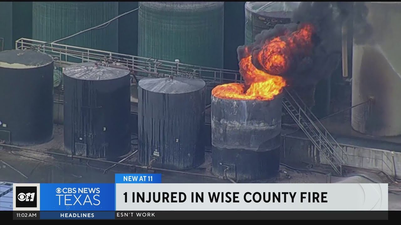 1 person injured in Wise County fire at oil and gas facility