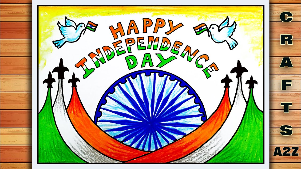 Republic Day Drawing | Republic Day Poster | 26 January Drawing | Easy Republic Day Drawing