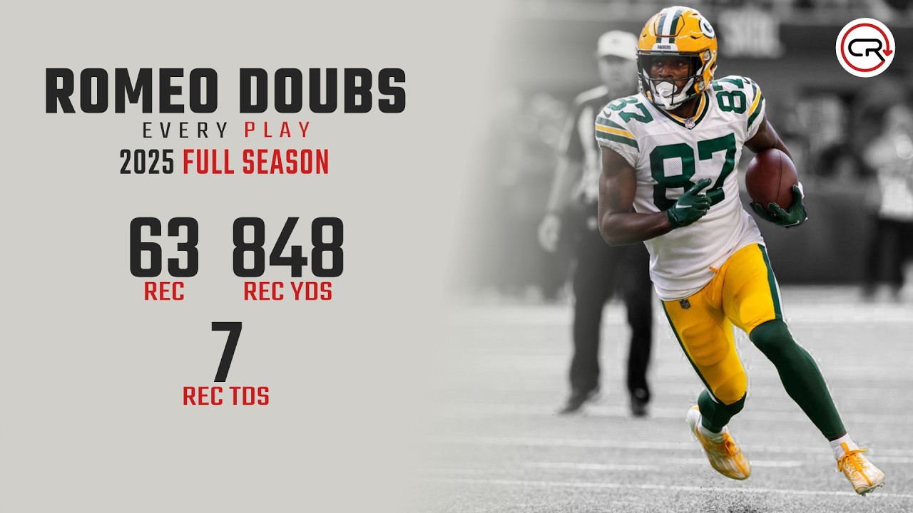 Romeo Doubs 2025 Highlights | Every Target and Catch