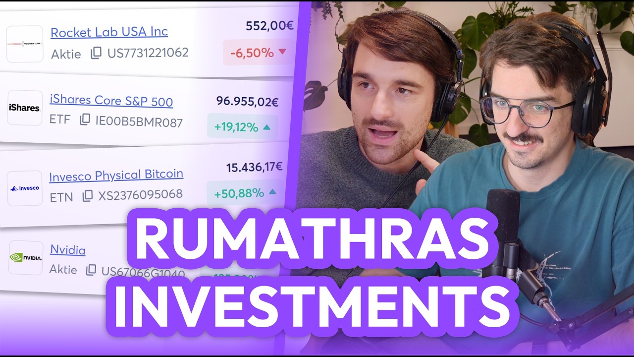 SO reich ist Streamer RUMATHRA! | Live Portfolio Check mit 
