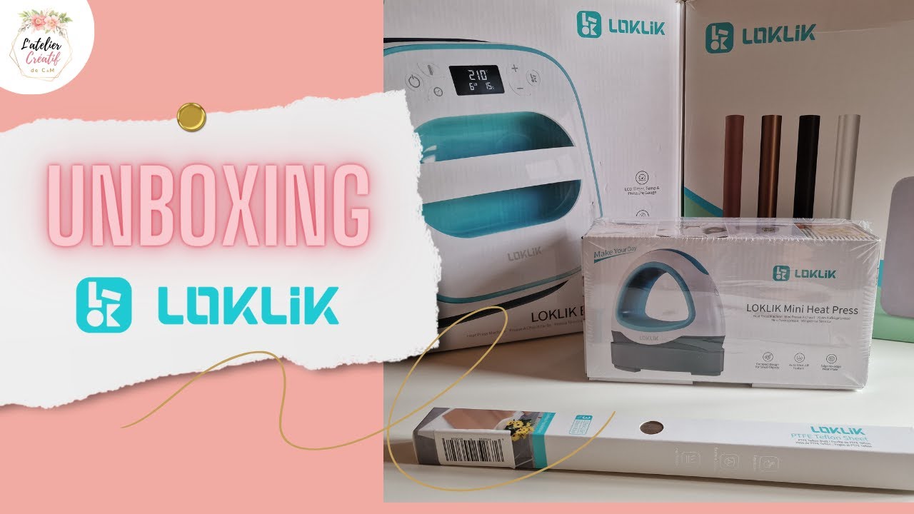 J’ai fini par craquer 🤩 Unboxing Loklik [Presse à chaud] @LOKLiKOfficial