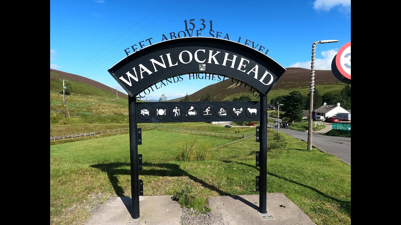 Wanlockhead Southern upland way with Inverclyde Ramblers