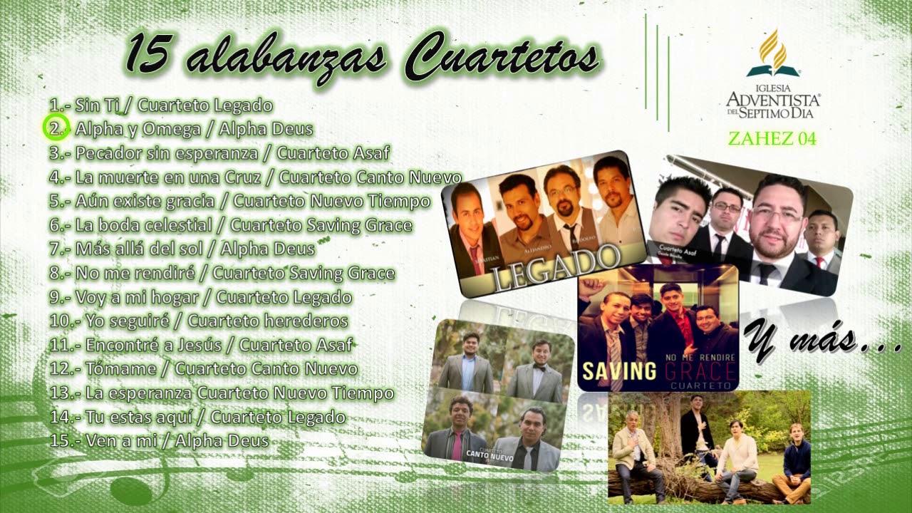 M&uacute;sica Adventista Cuartetos