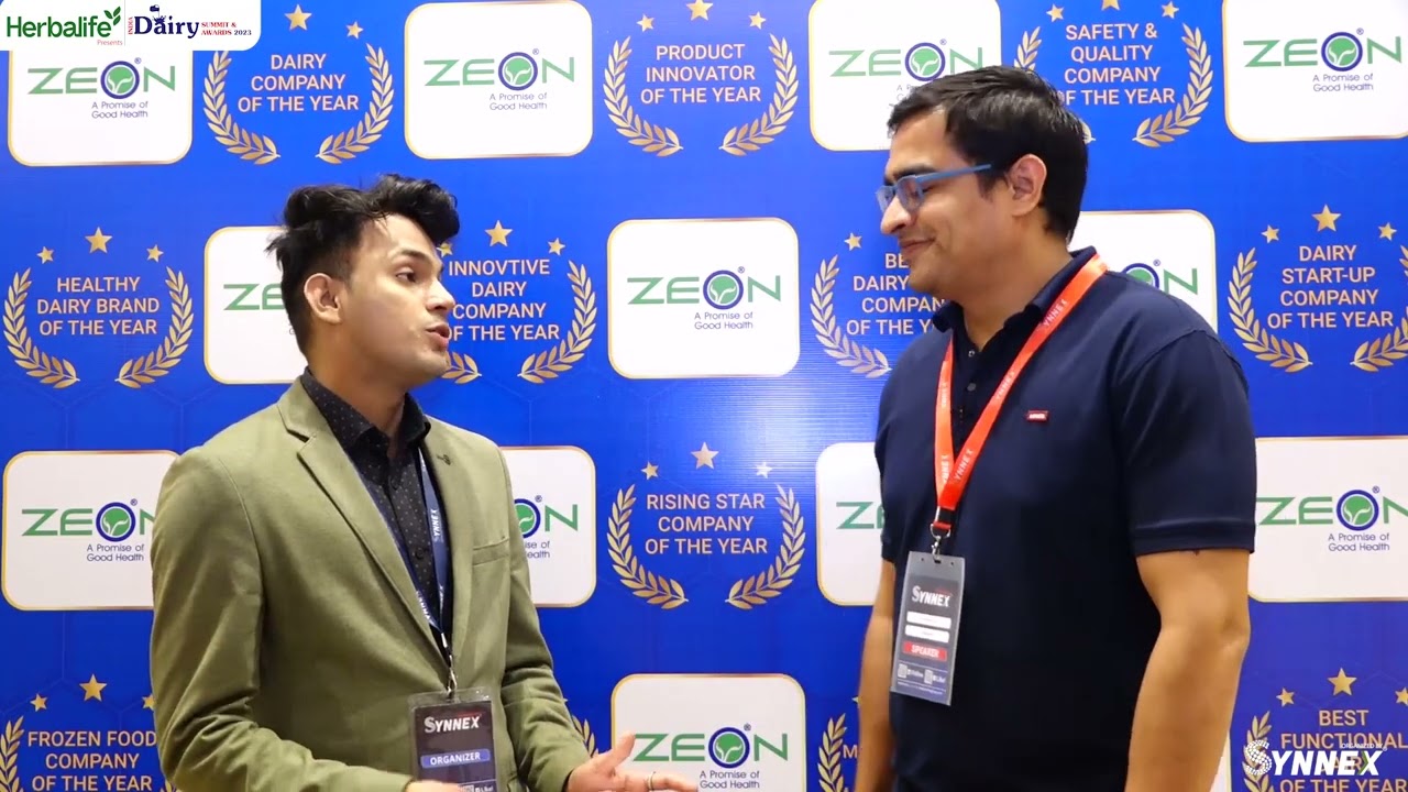 Interview of Hitesh Rathi, From Aadvik Foods, At India Dairy Summit & Awards 2023.