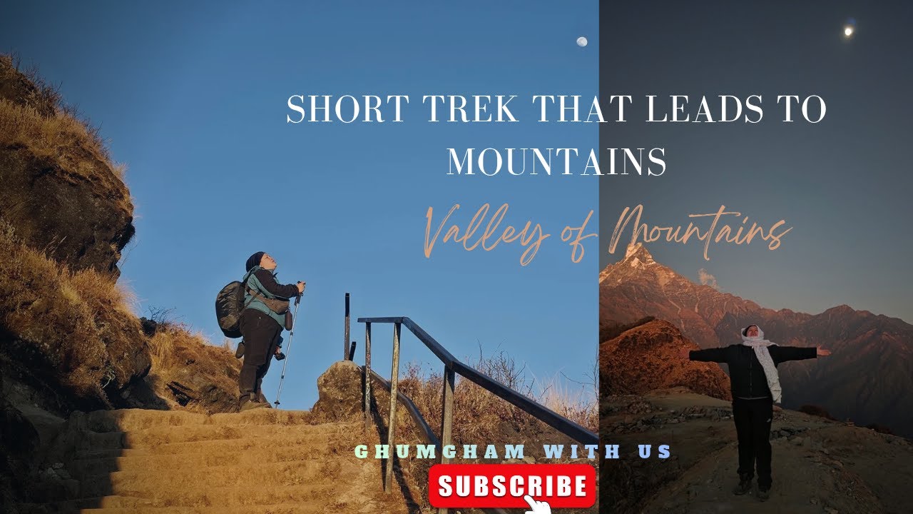 Day1-Short Trek that leads to Mountains | Place Where Sky and Mountains meet | Trail for beginners❤️