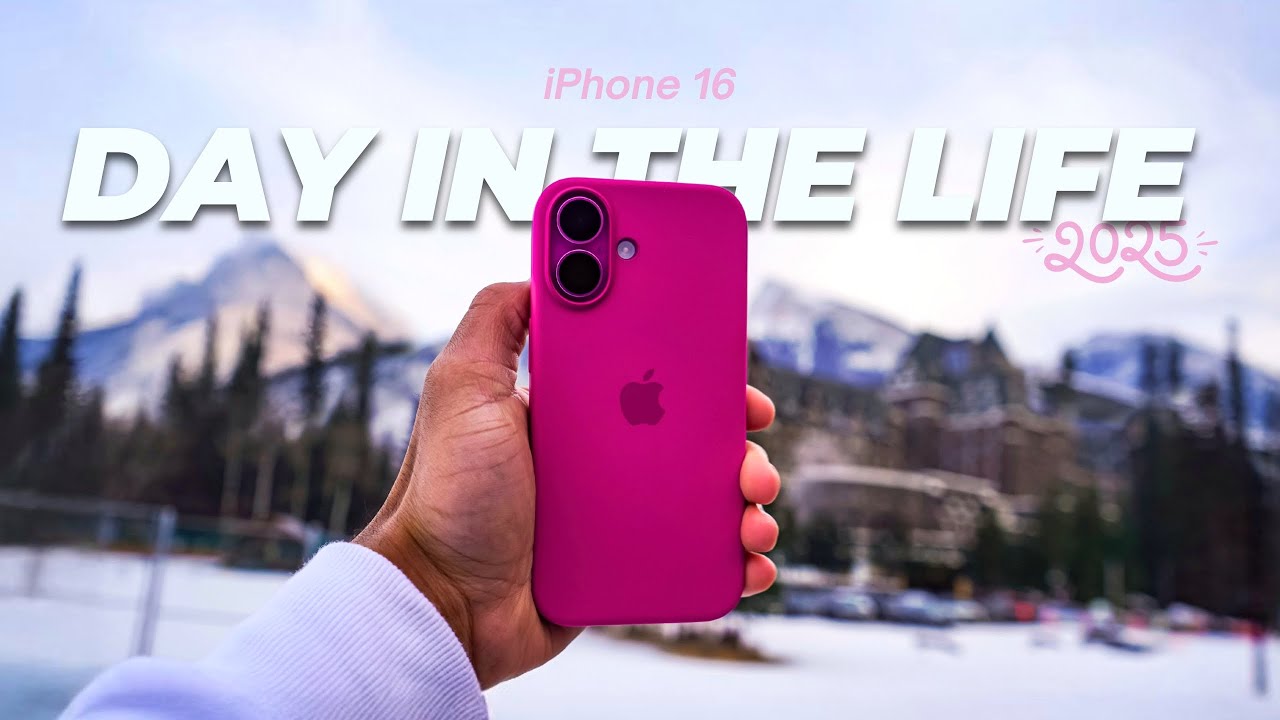 iPhone 16 | Day In The Life (Battery & Camera Test + NHL Game, Canadian Rockies, NYE 2025)