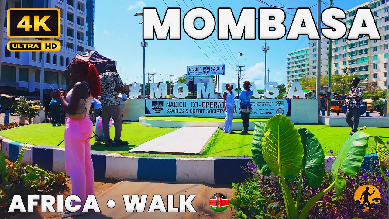 MOMBASA CITY Walking Tour 🇰🇪 | Everyday Life & Bustling Streets 4K UHD