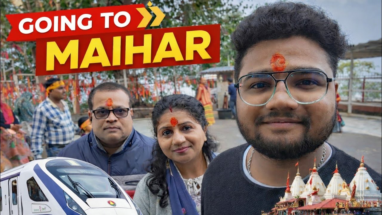 Going to Maihar in vande bharat express(20173).Madhya Pradesh trip Ep-2