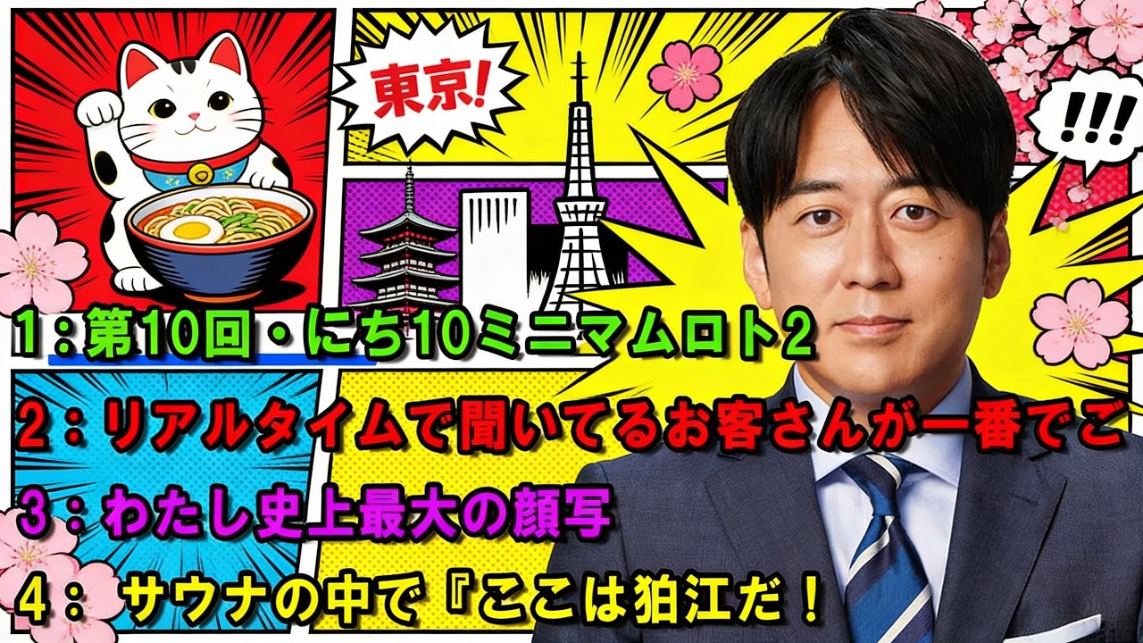 安住紳一郎の日曜天国 💖「藤村さん家の鯉のぼり」💖出演者 : 安住紳一郎（TBSアナウンサー ) 【睡眠用・作業用・ドライブ・高音質BGM聞き流し】【広告無し】