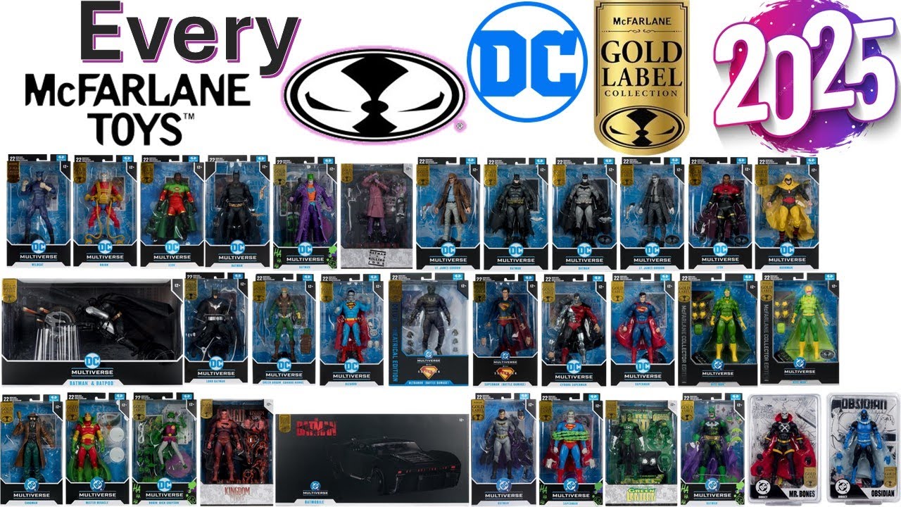 Каждый - 2025 - ЗОЛОТАЯ МАРКА - DC Multiverse McFarlane Toys Сравнительный список