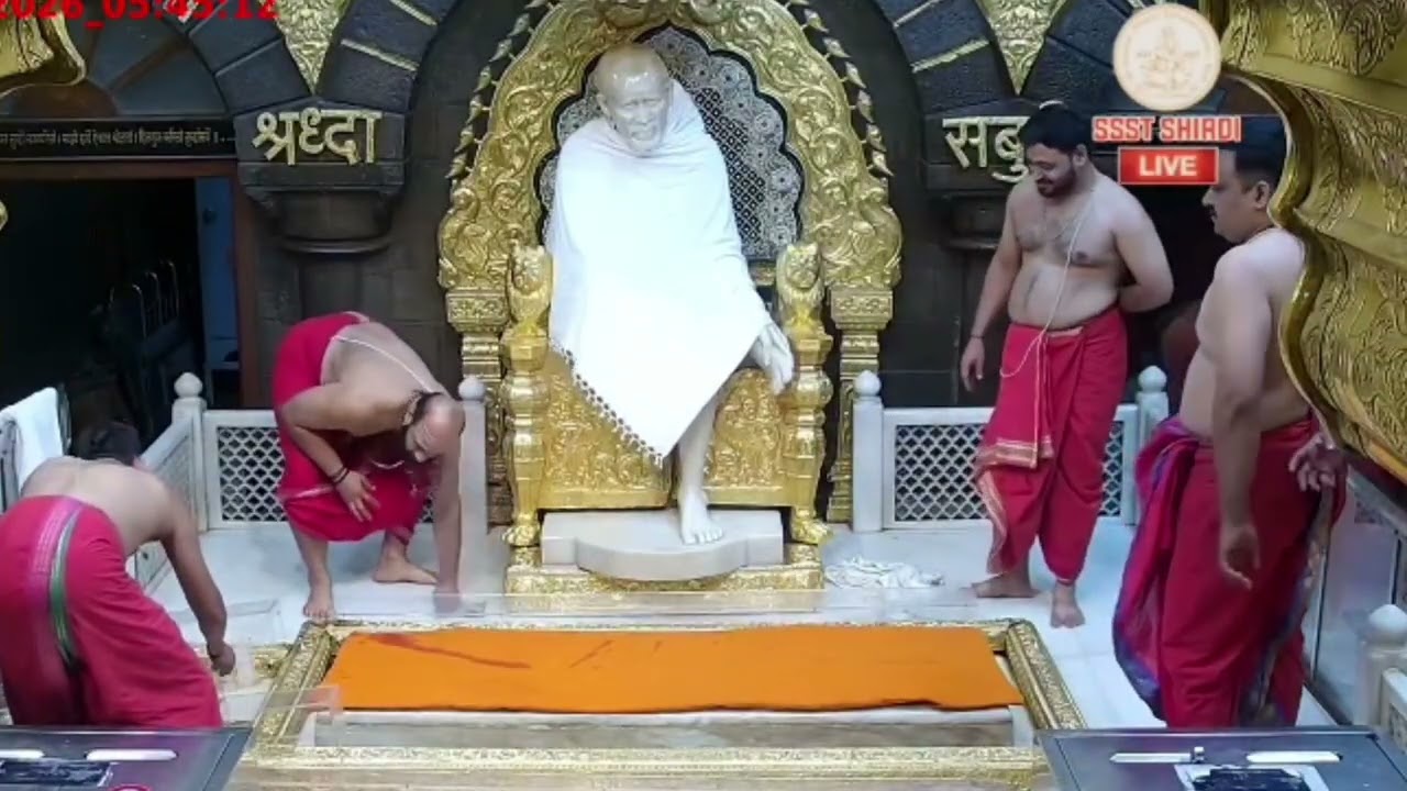 Saibaba mangal snan live Darshan #hindugod 