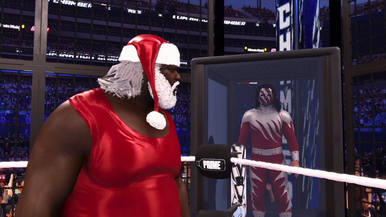 Рождественское испытание в клетке «Elizabeth Chamber»! | WWE 2K25