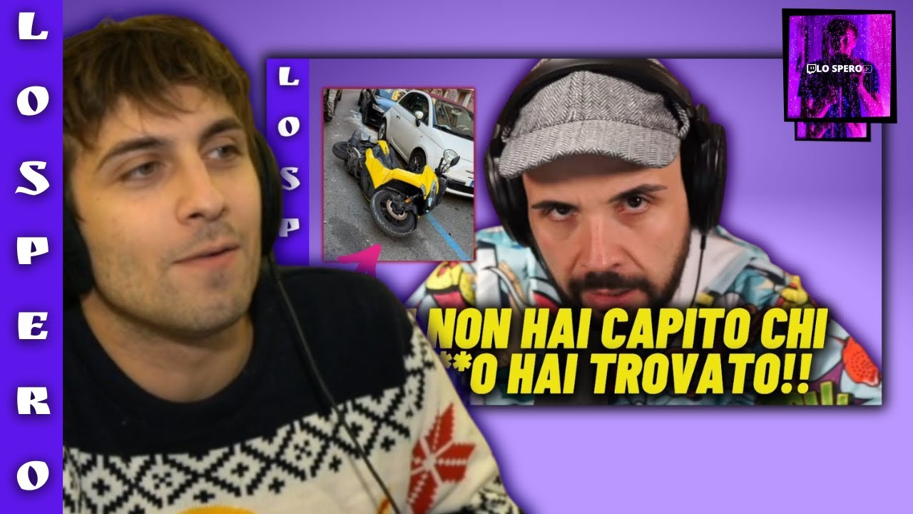 BLUR REAGISCE A CICCIOGAMER TAMPONATO CON LA SUA MOTO A ROMA QUALCHE GIORNO FA!