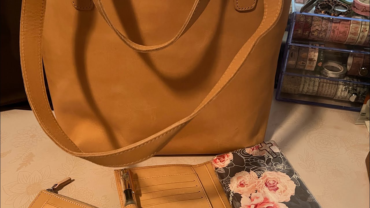 Galen Leather Undyed Tote, Weeks Mega Cover, and Wallet!