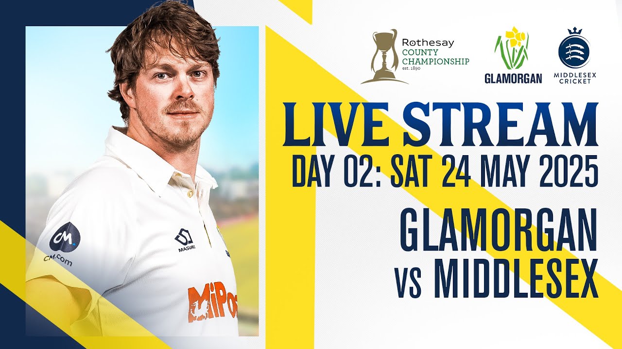 🔴 Glamorgan vs Middlesex | Rothesay County Championship | Day Two