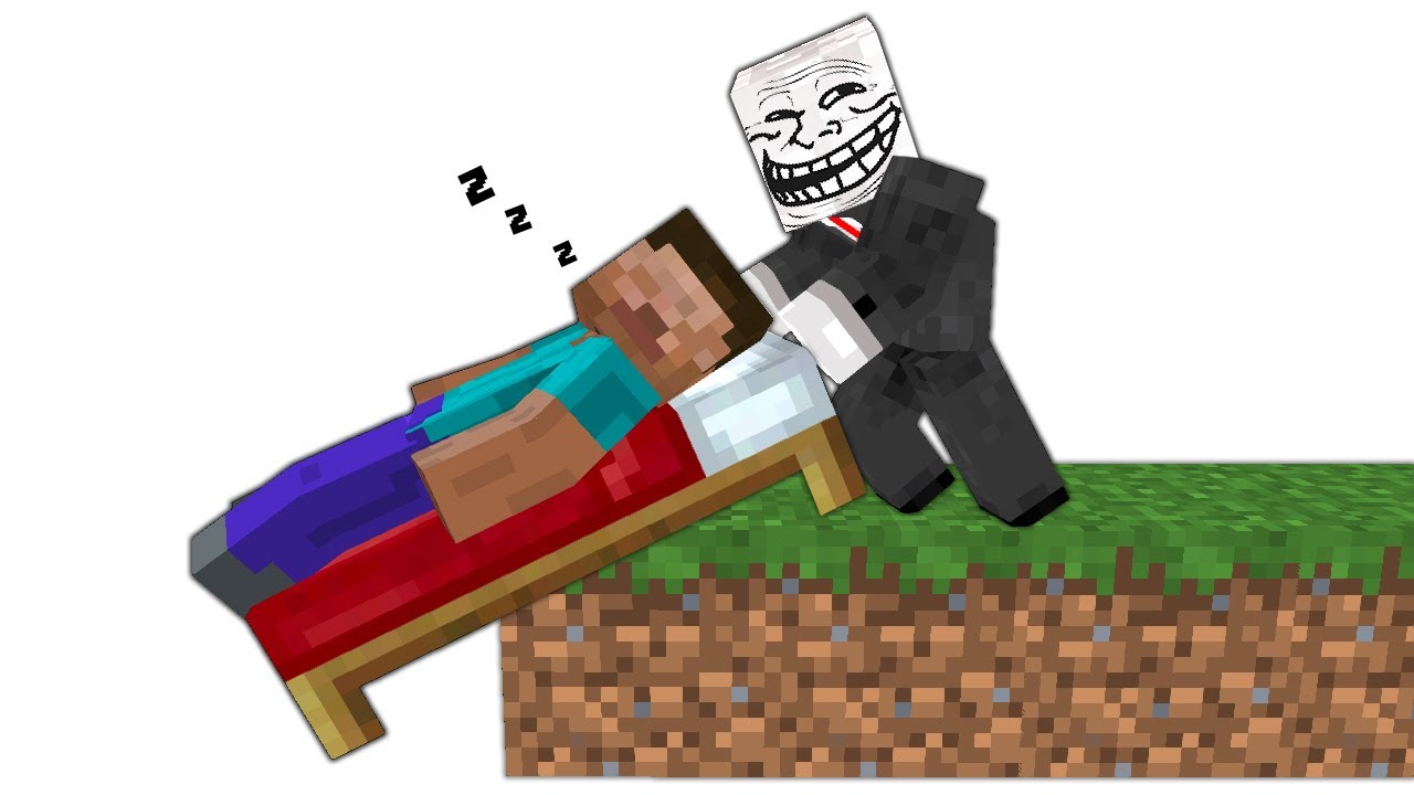 TROLL VS MINECRAFT #2