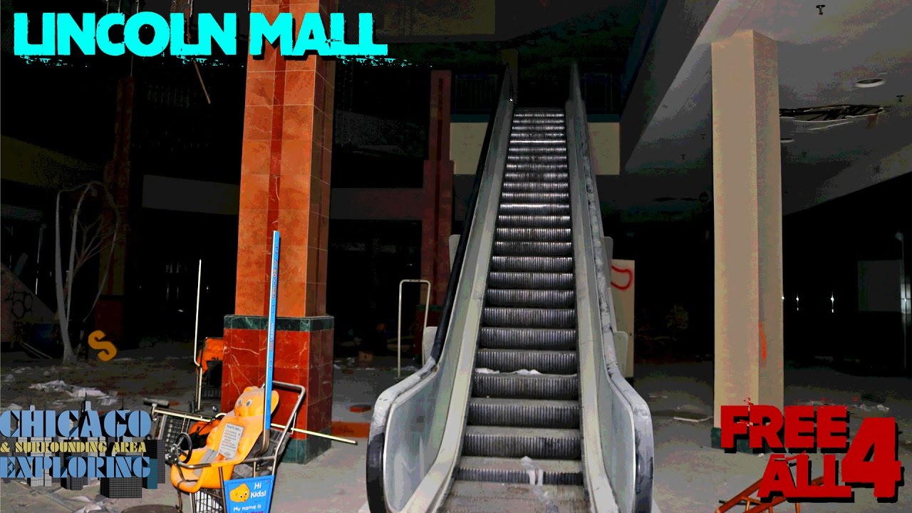 Exploring the Abandoned Lincoln Mall (AT NIGHT!!)