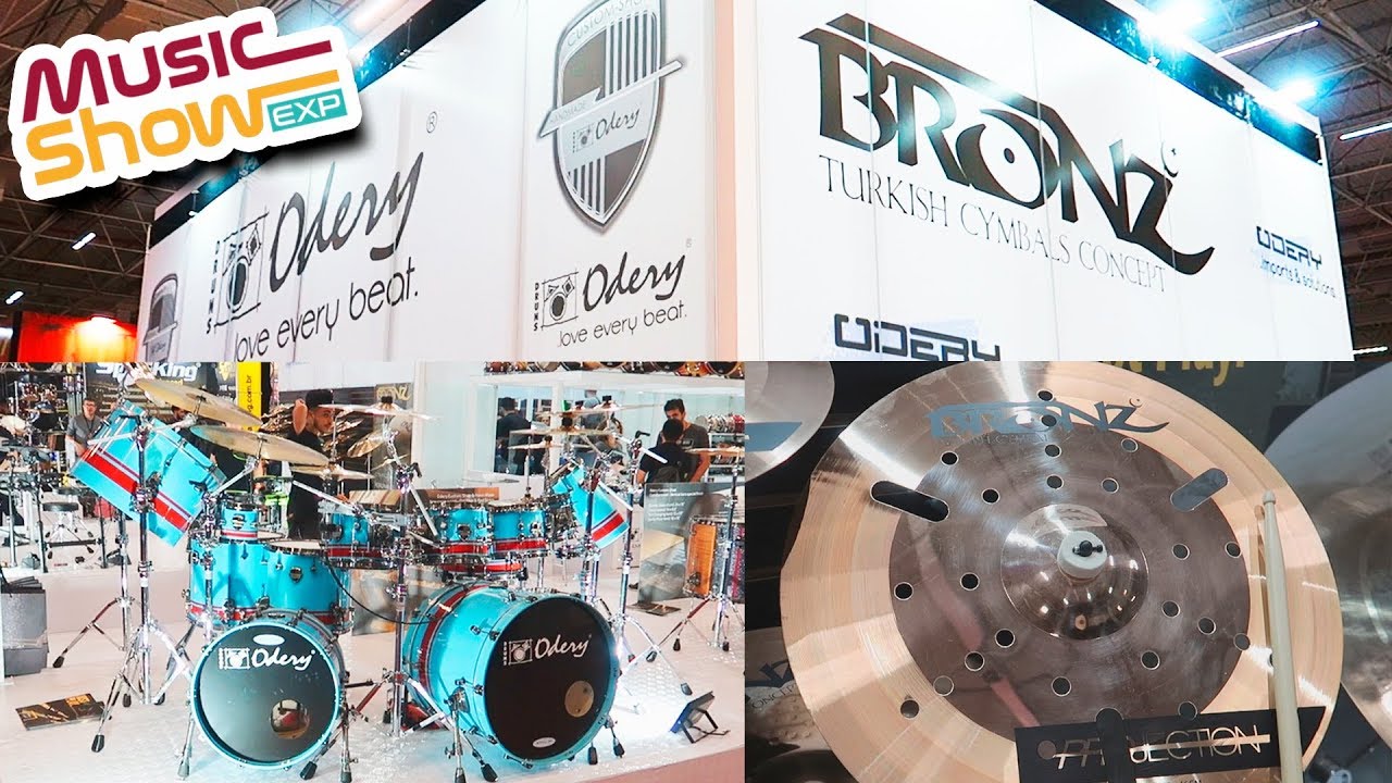 Odery Drums, Bronz Cymbals e Carlsbro na Music Show 2019