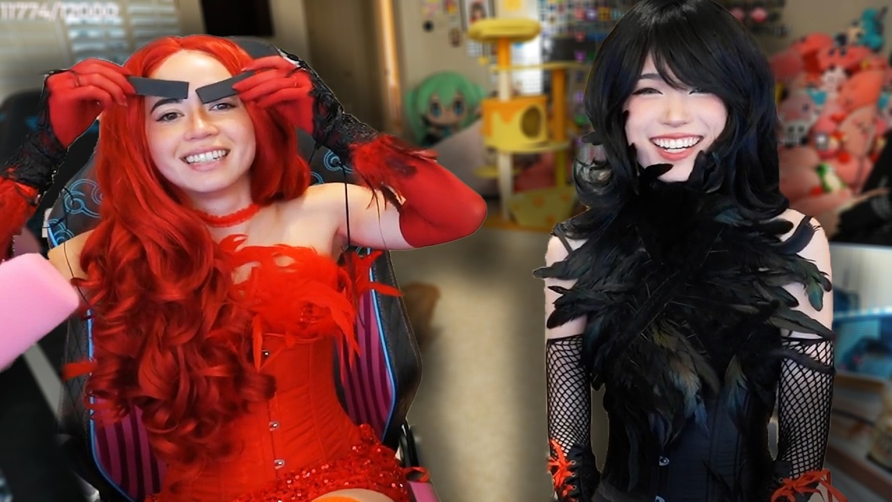 Emiru & maya cosplay Angry Birds