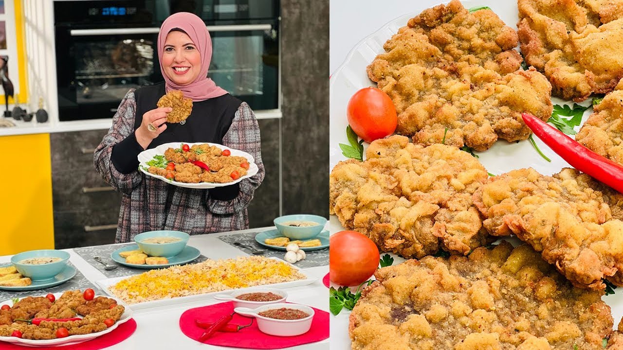 العزومة مع الشيف فاطمة أبو حاتي | البفتيك الكداب - أرز بالجزر والزبيب - شوربة المشروم بالدجاج