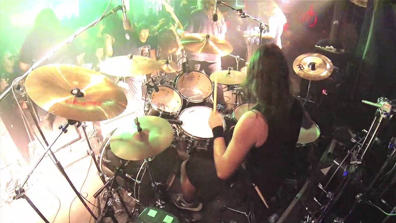 VITAL REMAINS@Eugene Ryabchenko-Hammer Down The Nails-live in Poland 2016 (Drum Cam)