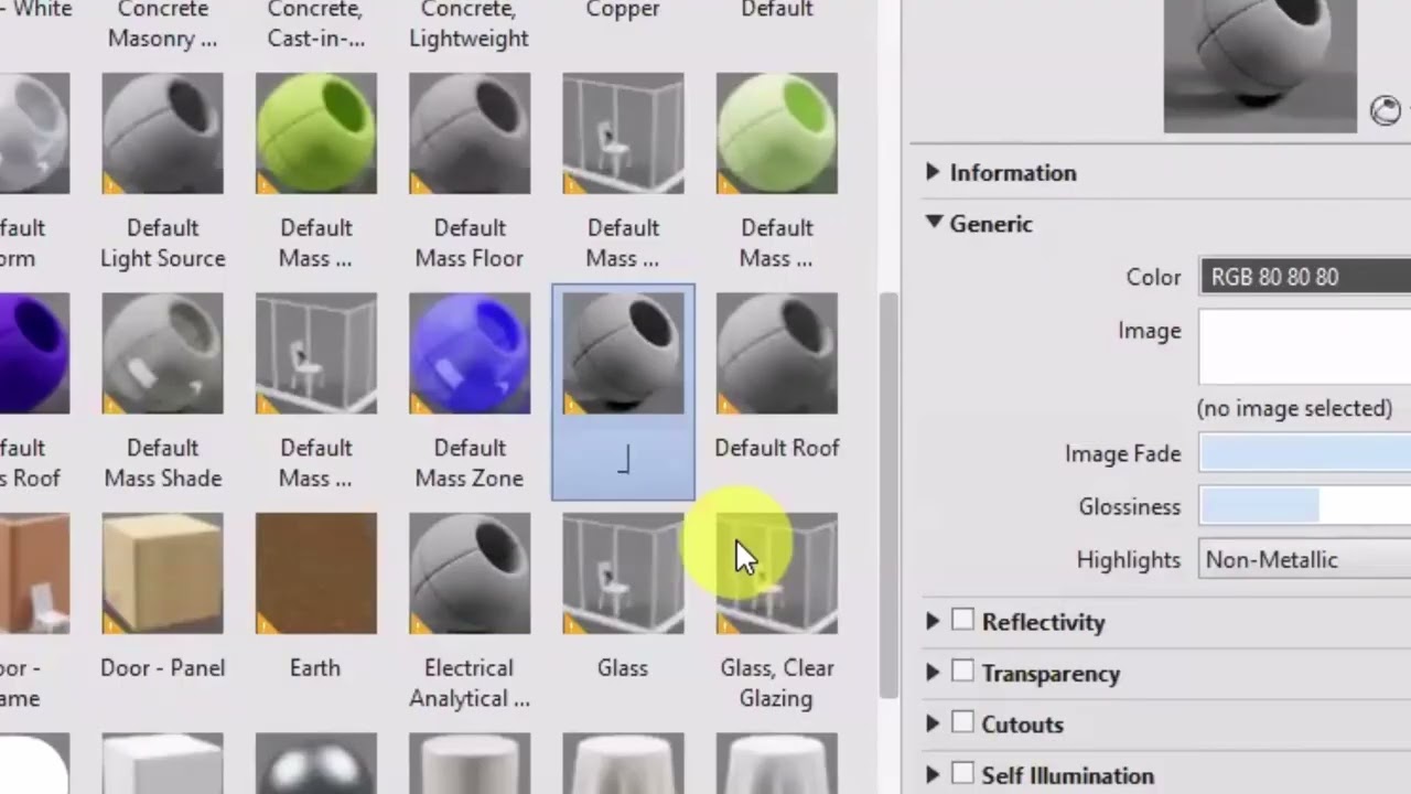 Class 8 - Revit Materials